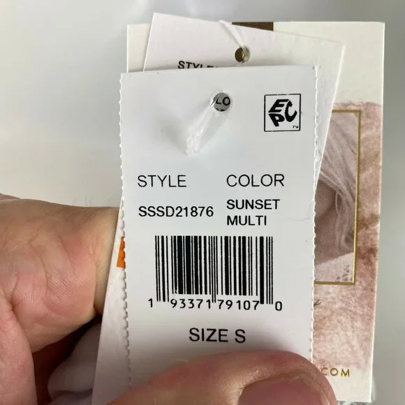 Jessica Simpson $98 Summer Dreaming Tie-Front One Piece Swimsuit Size S - Picture 5 of 7